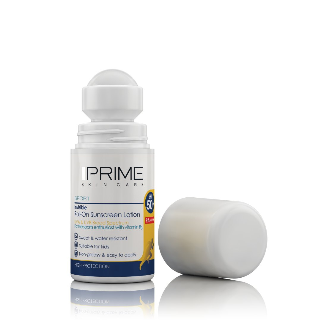 تصویر لوسیون ضد آفتاب رولی SPF50 پرایم مناسب ورزشکاران 50 میل